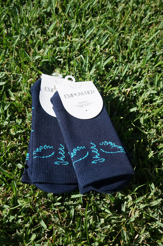 Grip Socks - Navy